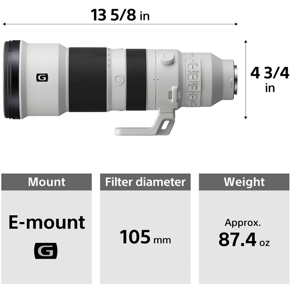 Kiralık Sony FE 400-800mm f/6.3-8 G OSS Lens | Kiralık Kameracım